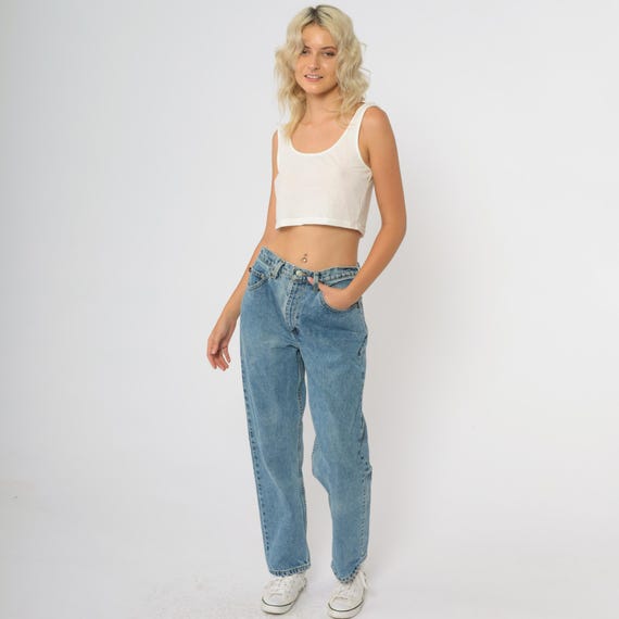 Y2K Polo Jeans Company High Waisted Mom Jeans Ralph Lauren 