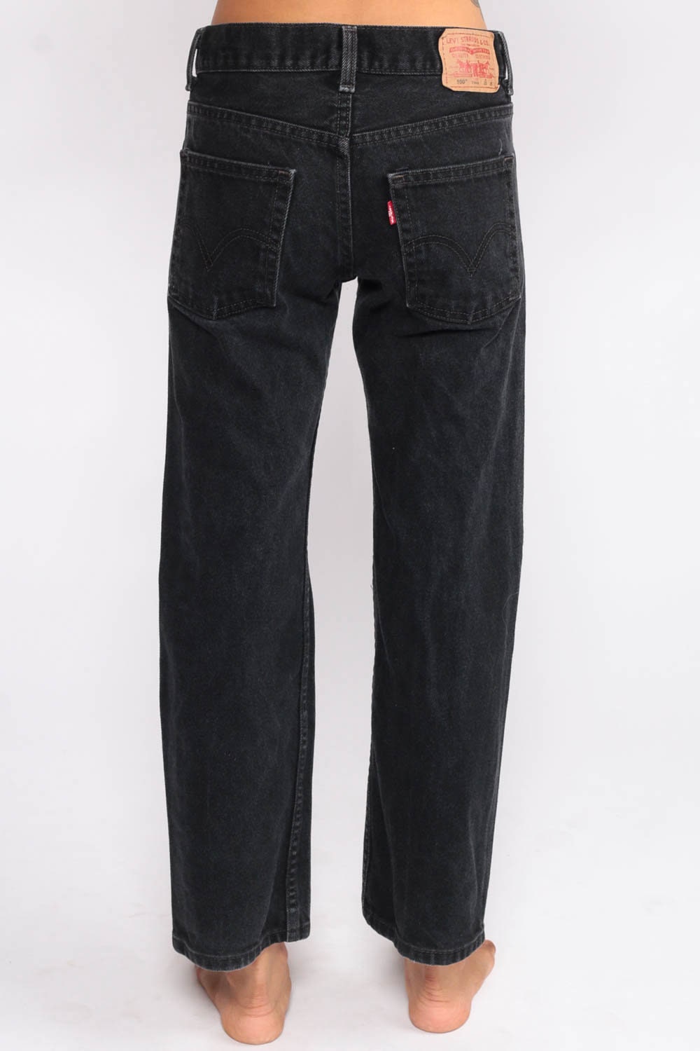 levis mom jeans black