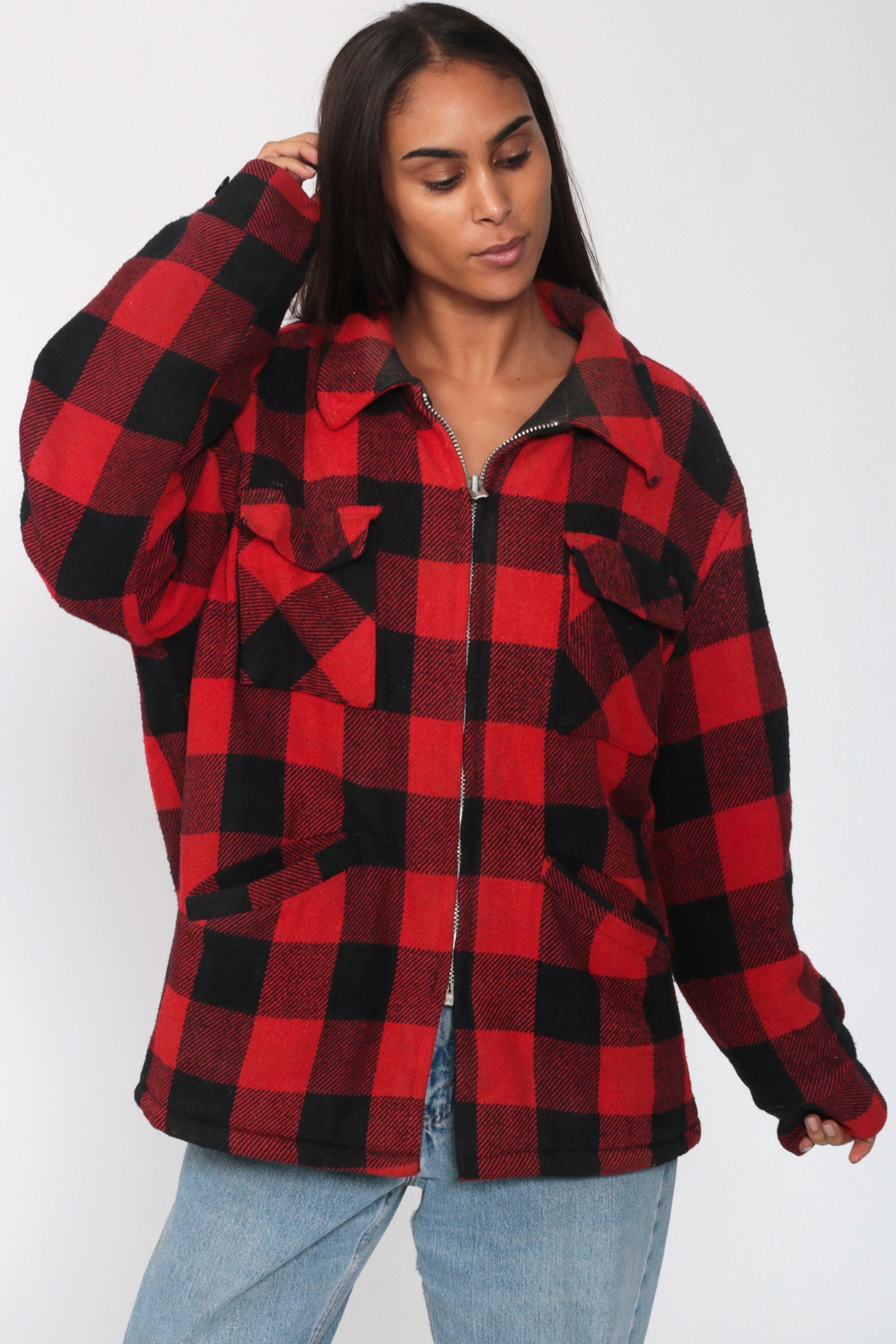 flannel coat jacket