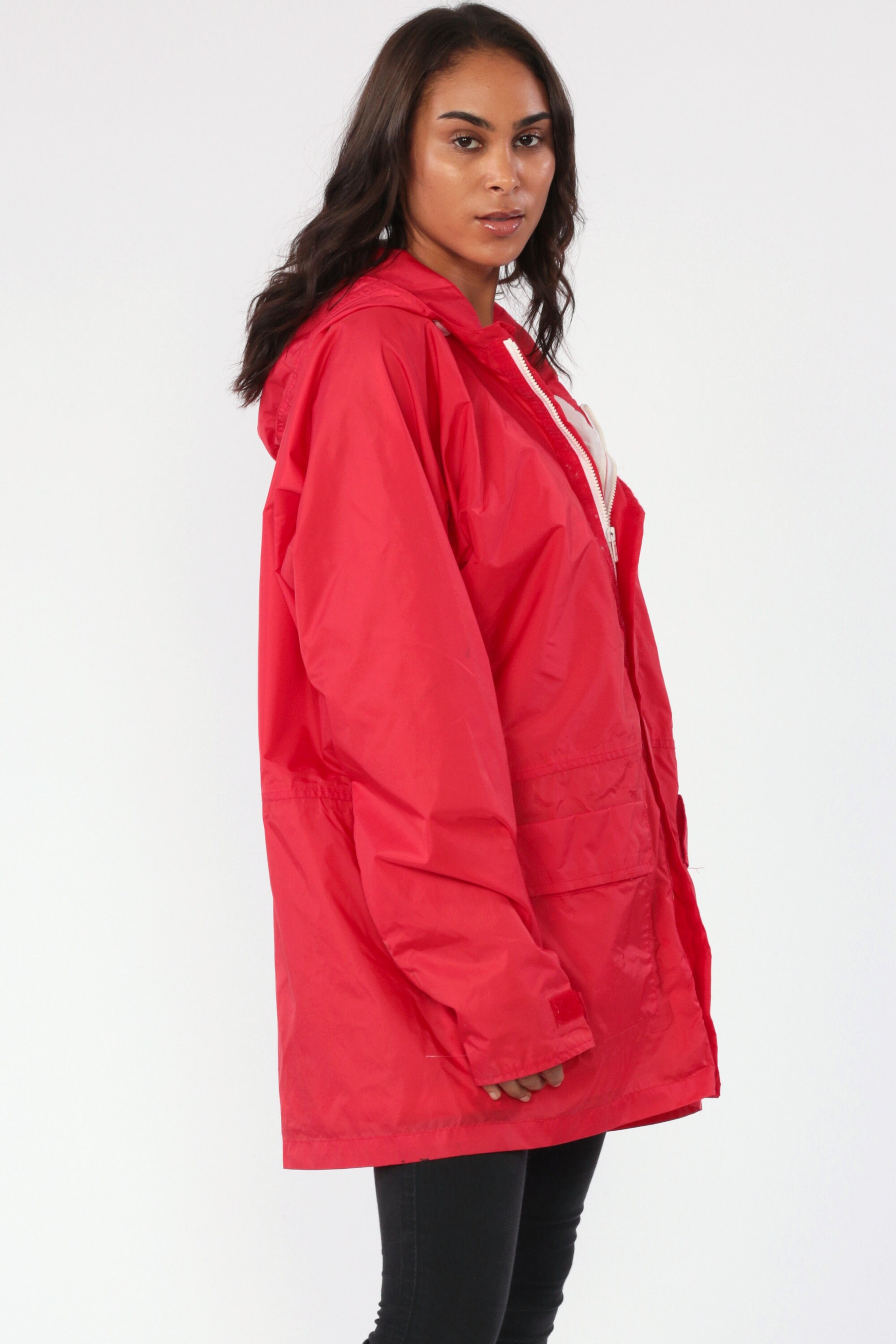 vintage windbreaker with hood