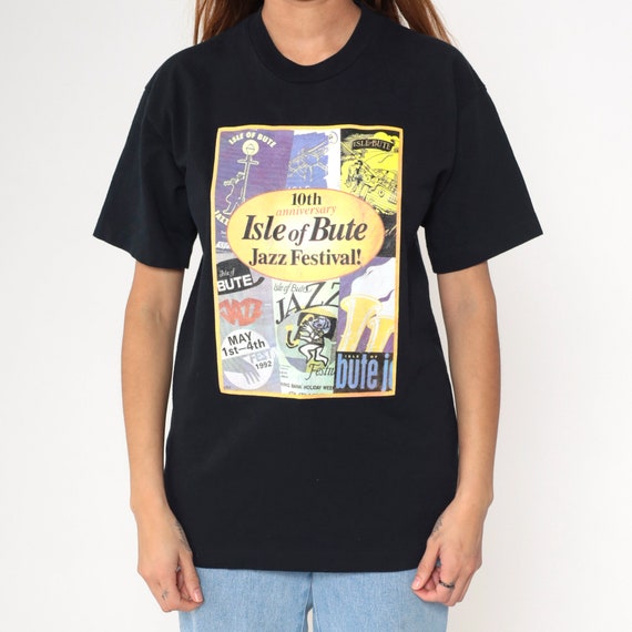 1992 Isle of Bute Jazz Festival Shirt 90s Scotlan… - image 9