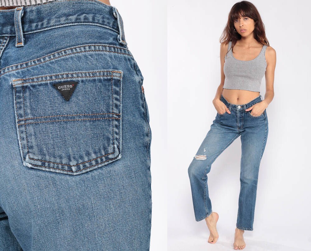 guess 90s straight leg jeans