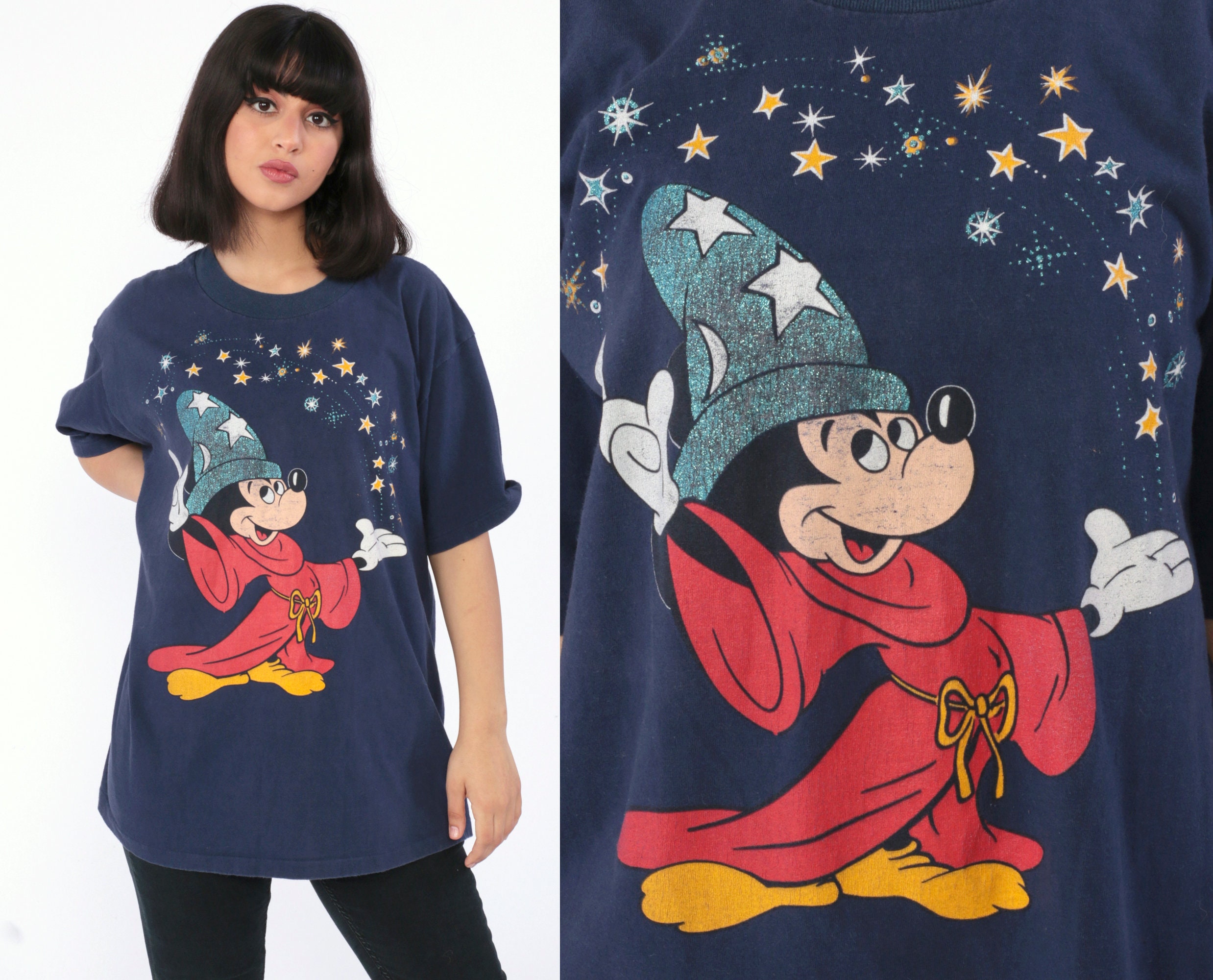 Mickey Mouse TShirt Fantasia Shirt 80s 