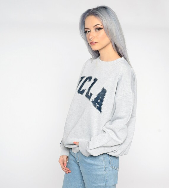 UCLA Sweatshirt 90s University Shirt Grey Graphic… - image 3