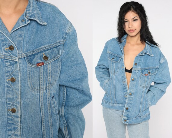 80s denim jacket Clearance