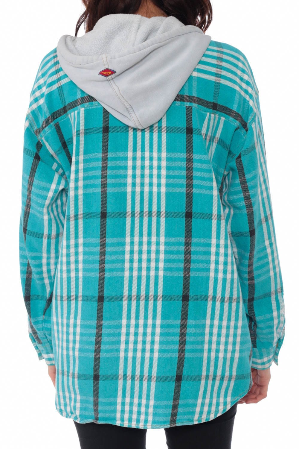 quiksilver flannel hoodie