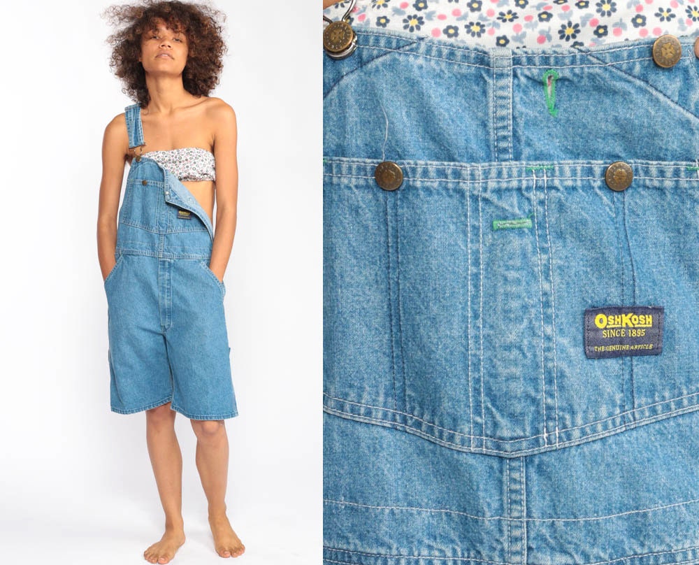 80s overalls shorts