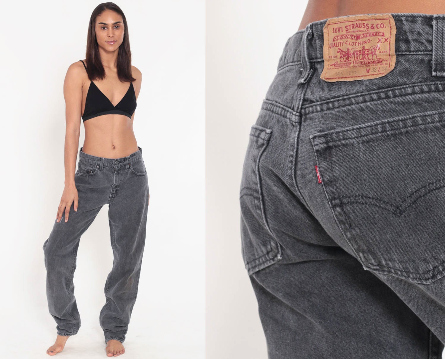 grey levis pants