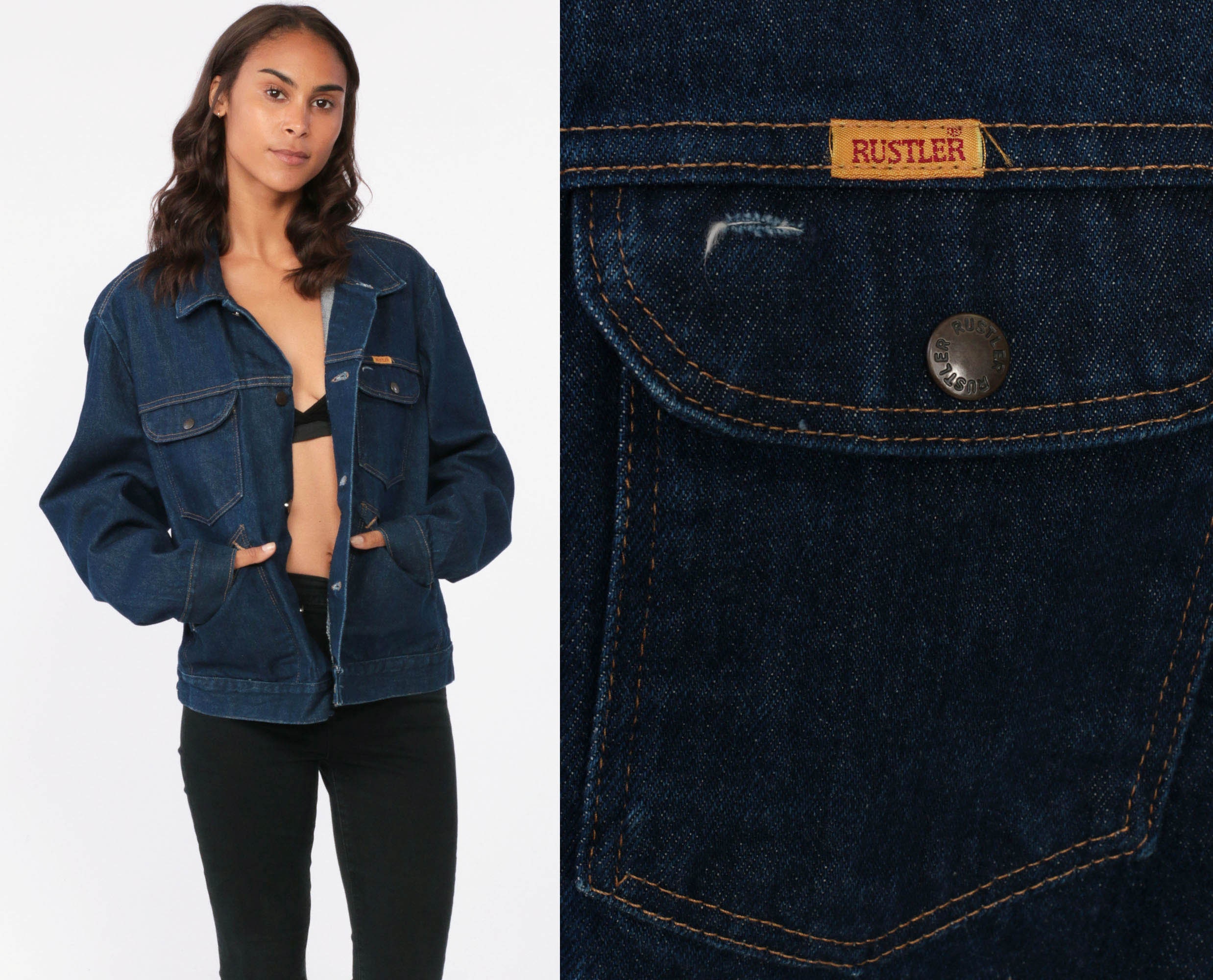rustler jean jacket
