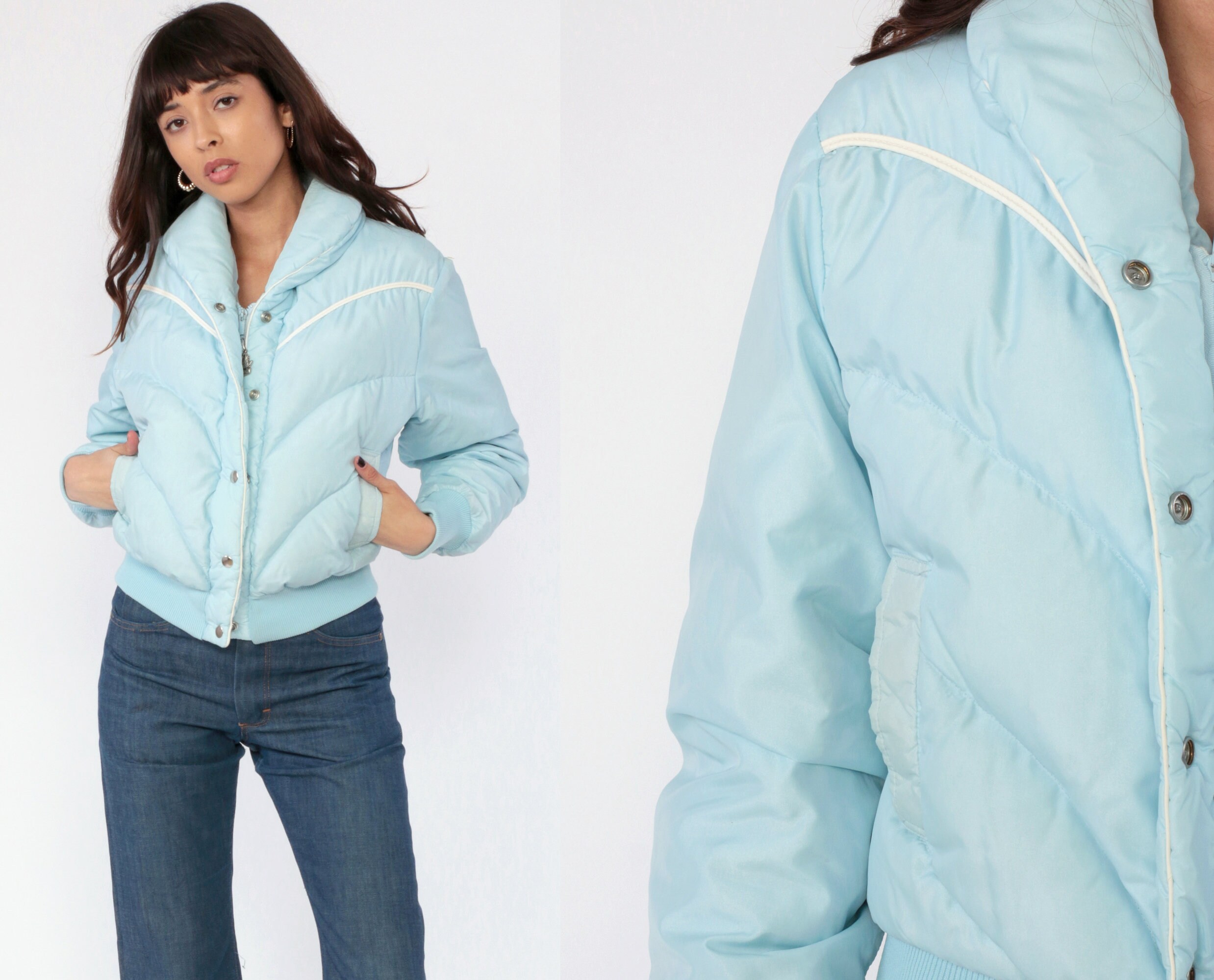 baby blue winter jacket