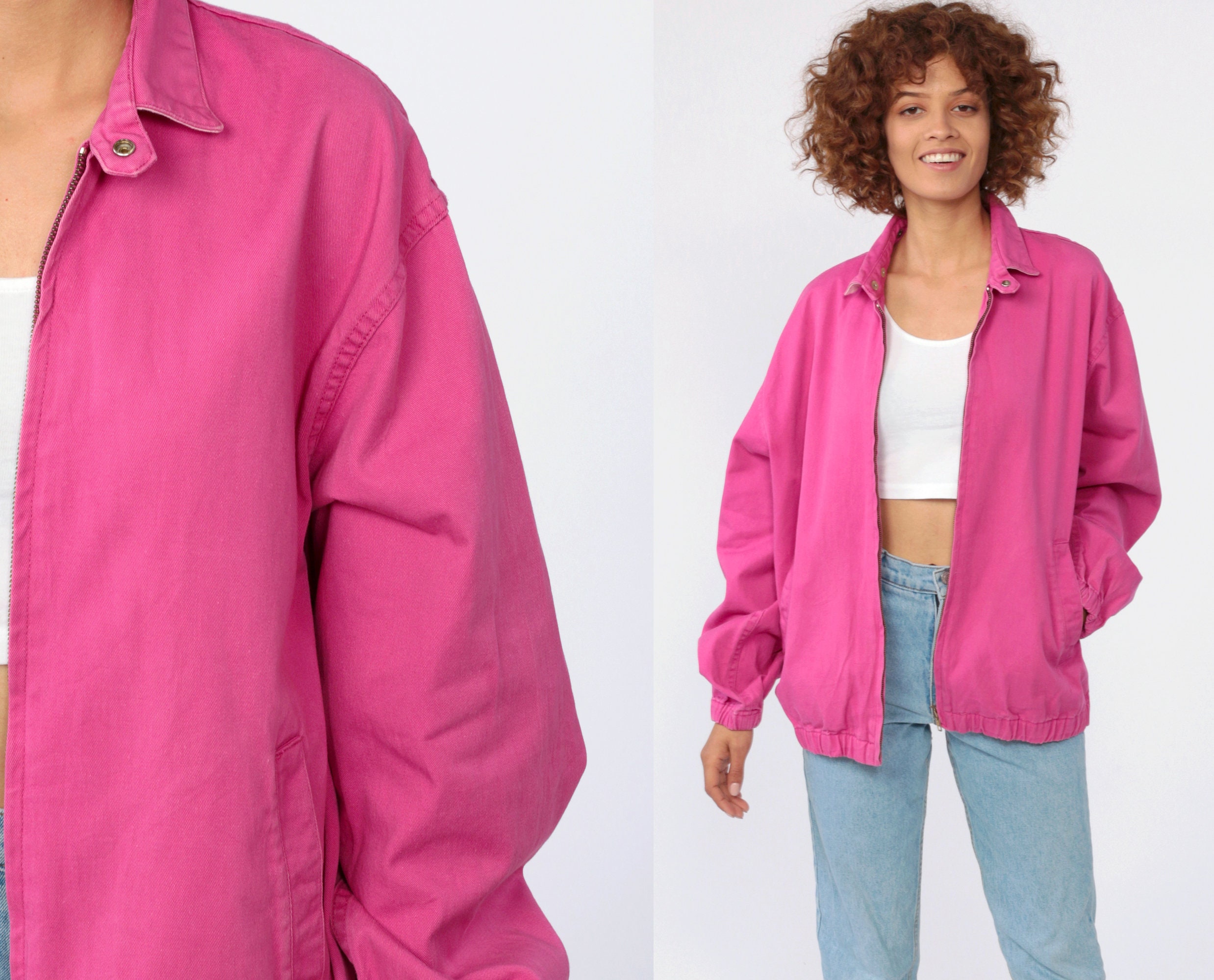 pink polo jacket