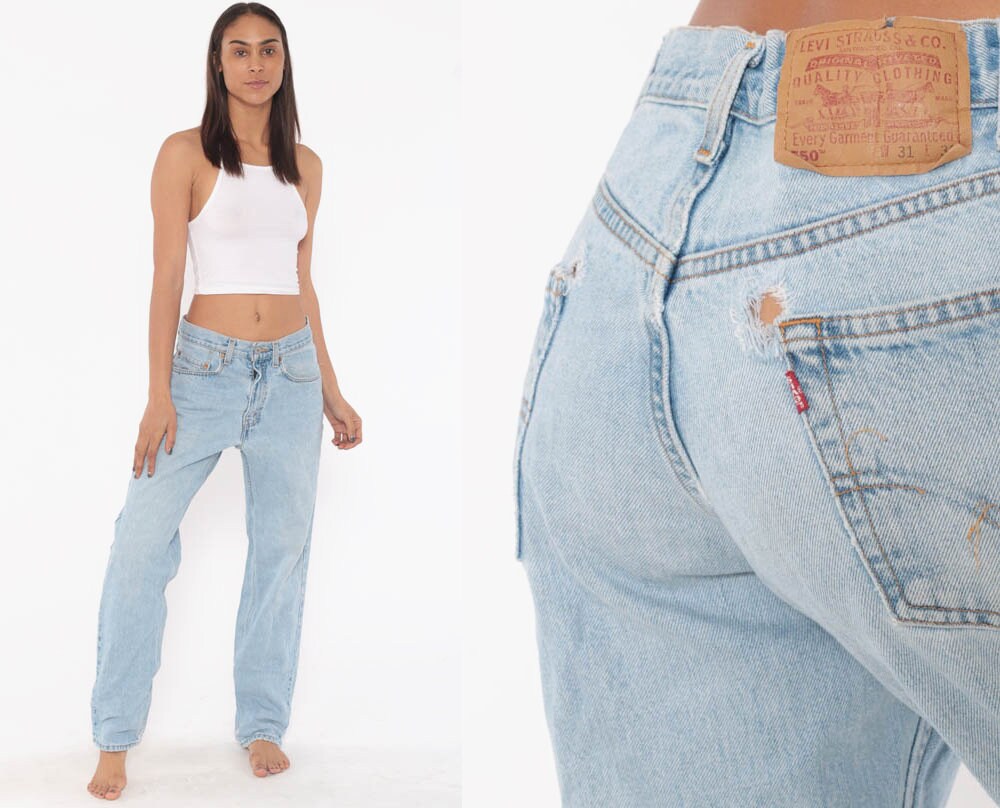 levis 550 high waisted jeans