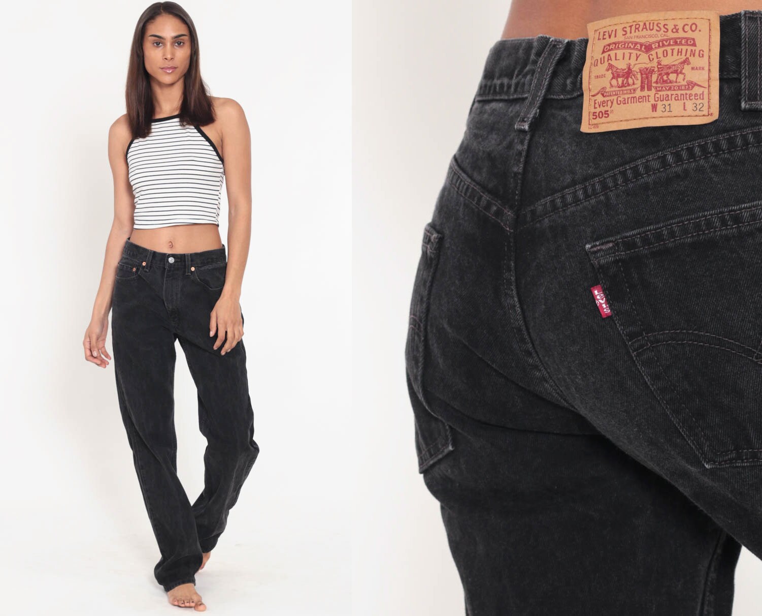 levis mom jeans black