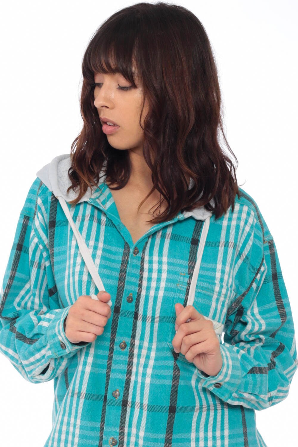 quiksilver flannel hoodie