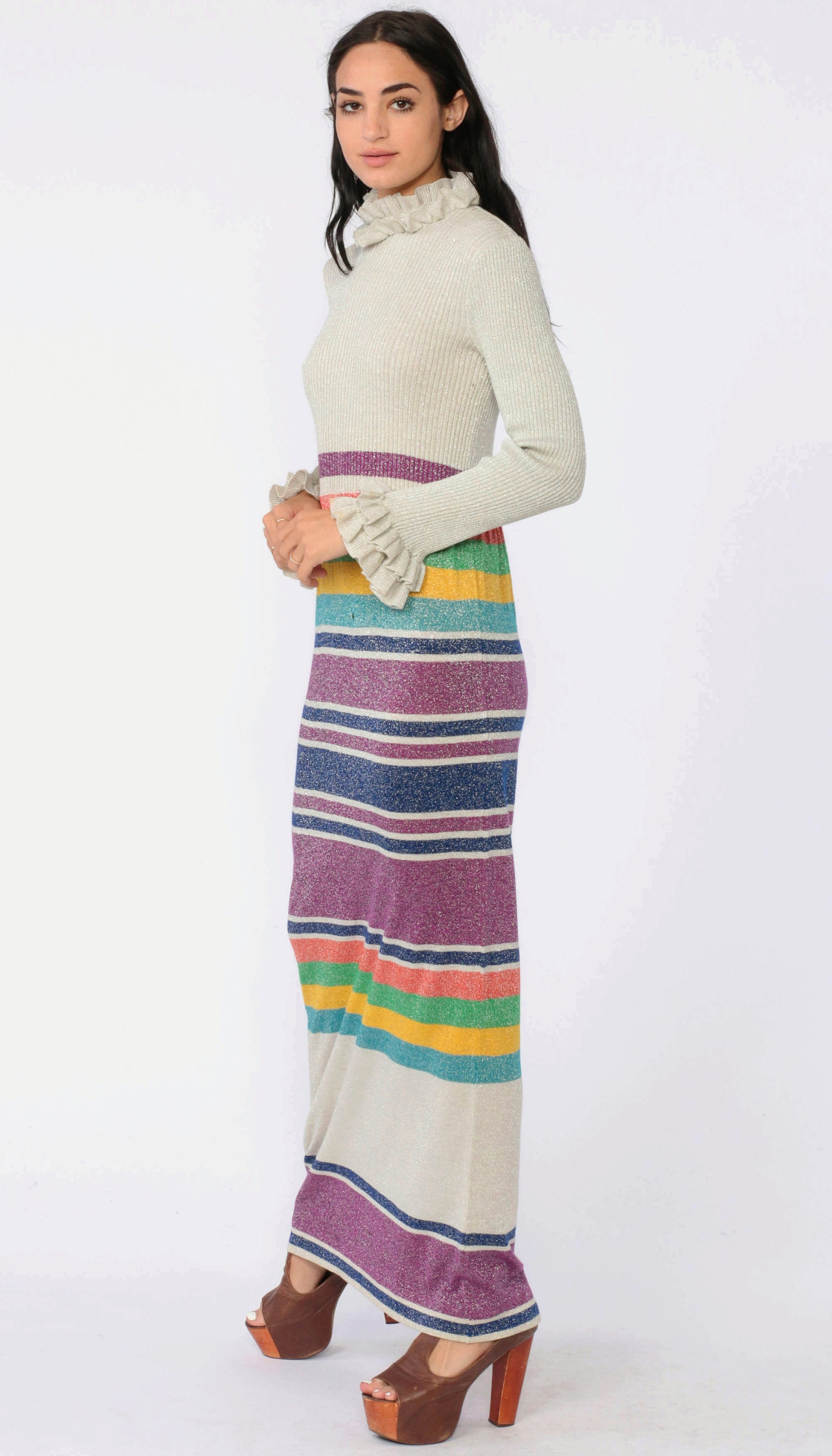 70s dress long sleeve