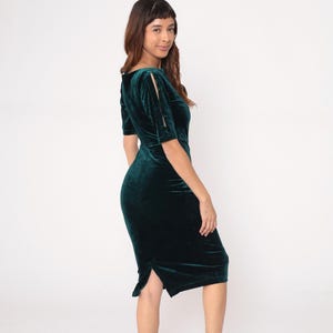 slim fit dress slacks Essential Midi Dress Emerald Green – Lady Biba US main image 0