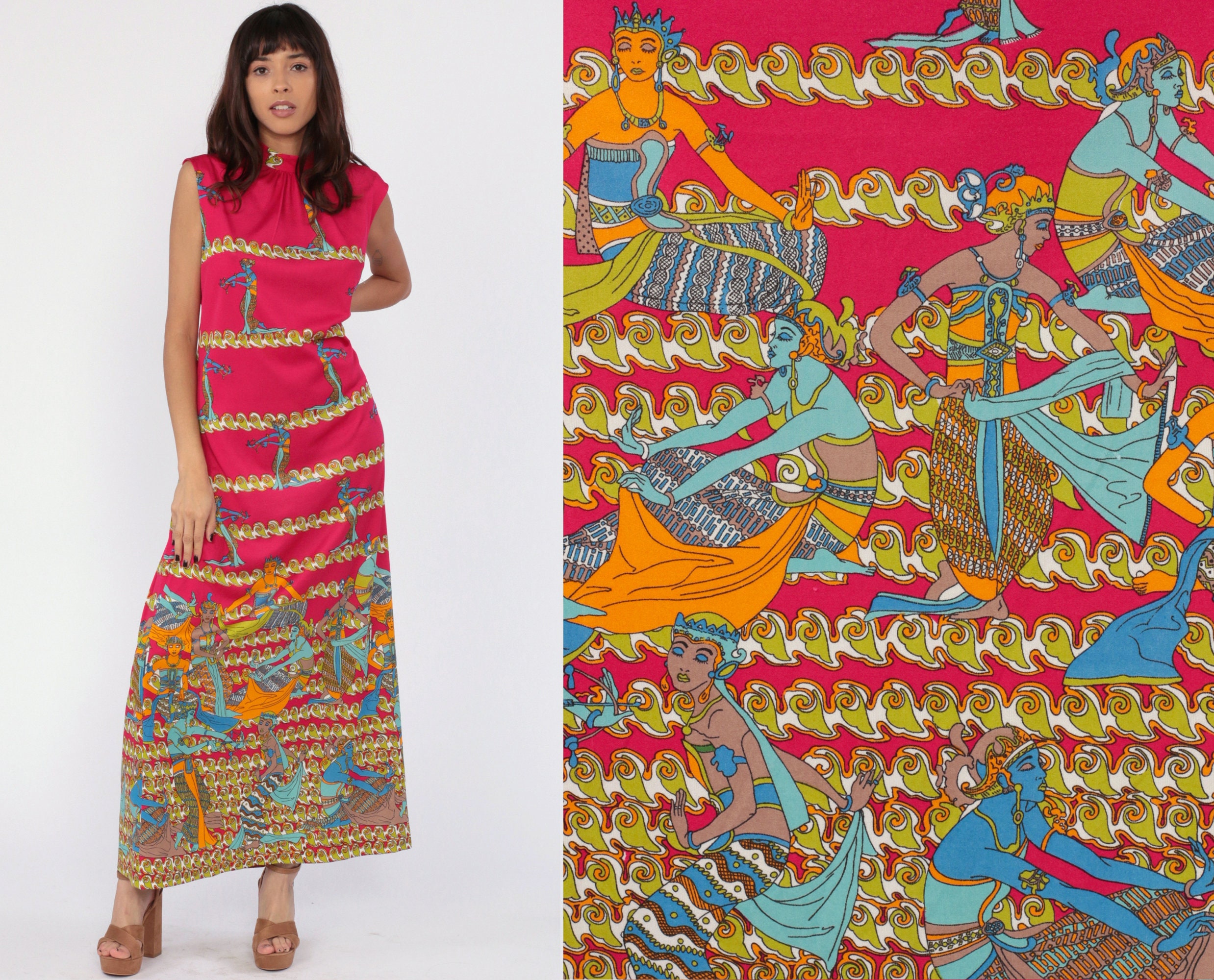 loose tent maxi dress