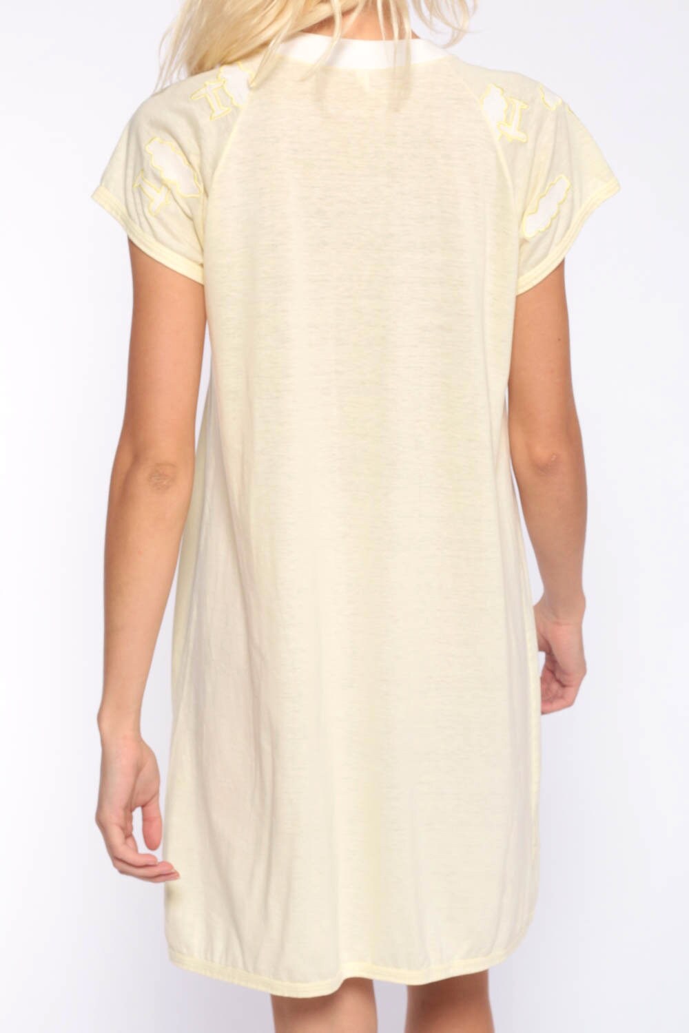 Airplane Nightgown Pajama Dress Clouds Nightie Pajamas 80s ...