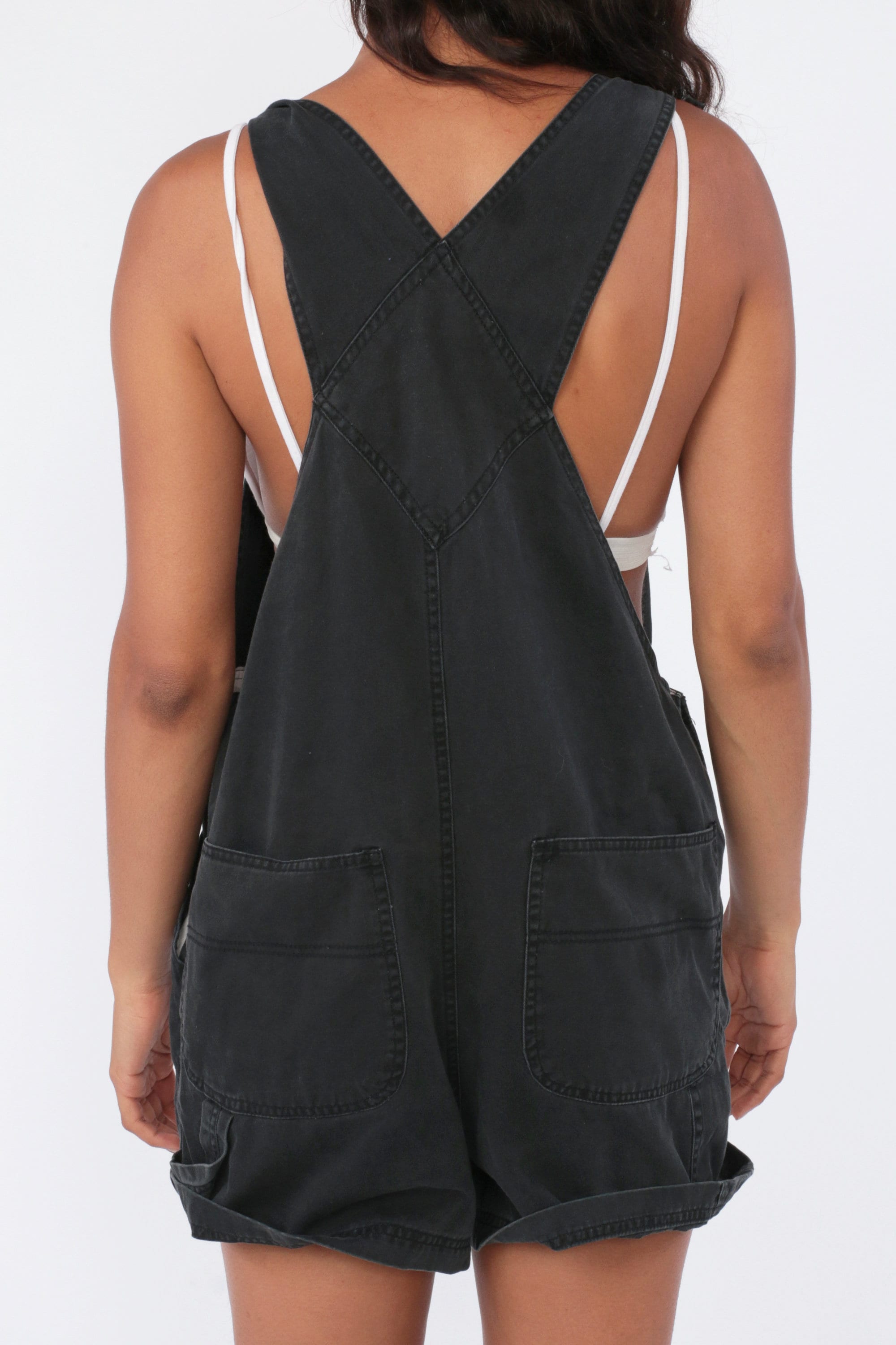 sweater with overall shorts