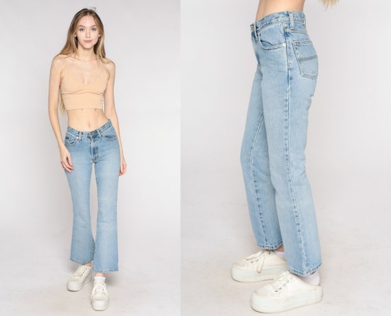 1970s Bell Bottom Jeans 70s Bellbottoms High Waisted Jeans Extra