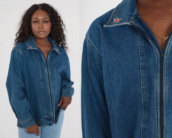 Extra large jean deals jacket