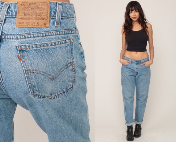 Levis Mom Jeans 30 High Waist Jeans 90s Jeans Blue Jeans ...