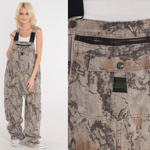 Camo Hunting Liberty Overalls Camo Camouflage Overalls 90s Liberty
