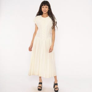 Cream Drop Waist Dress - Etsy Cream Drop Waist Dress - Etsy