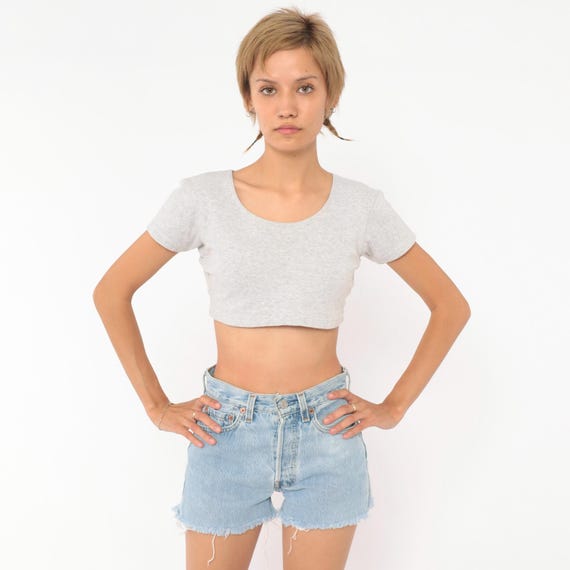 90s Levi's Cutoff Shorts Light Wash Denim Button Fly Blue Jean Cut Off Hot Pants Cotton Distressed Faded Summer Vintage Extra Small XS