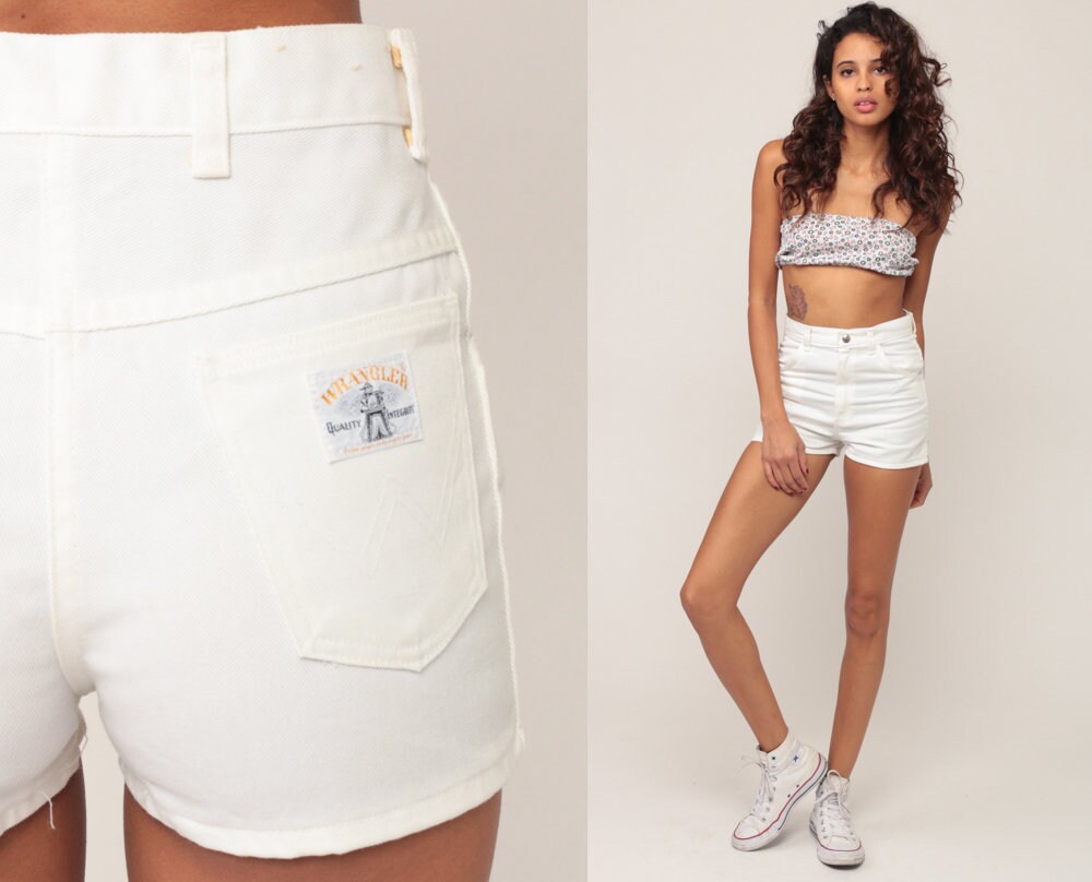 high waisted shorts 80s