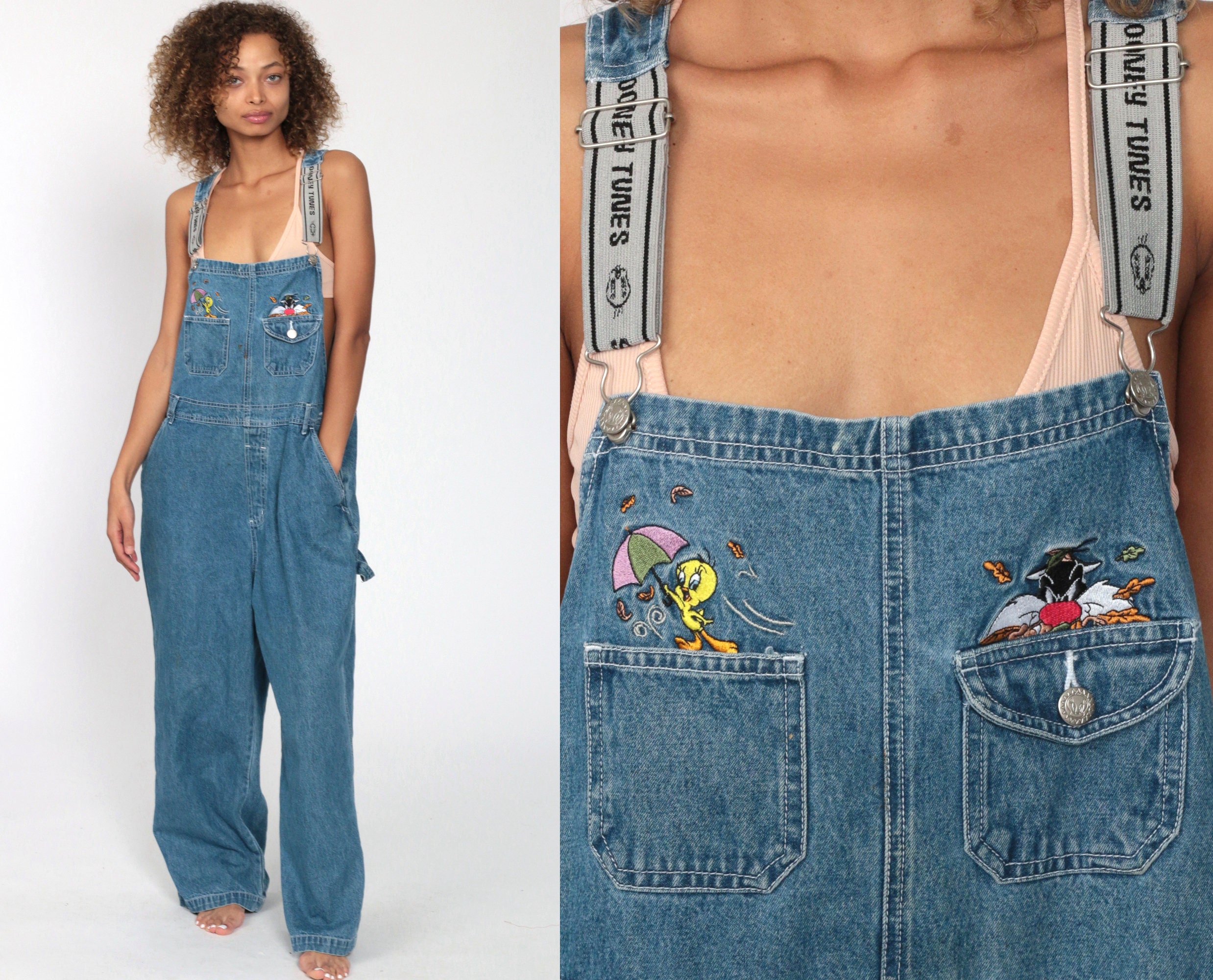 tweety bird overalls