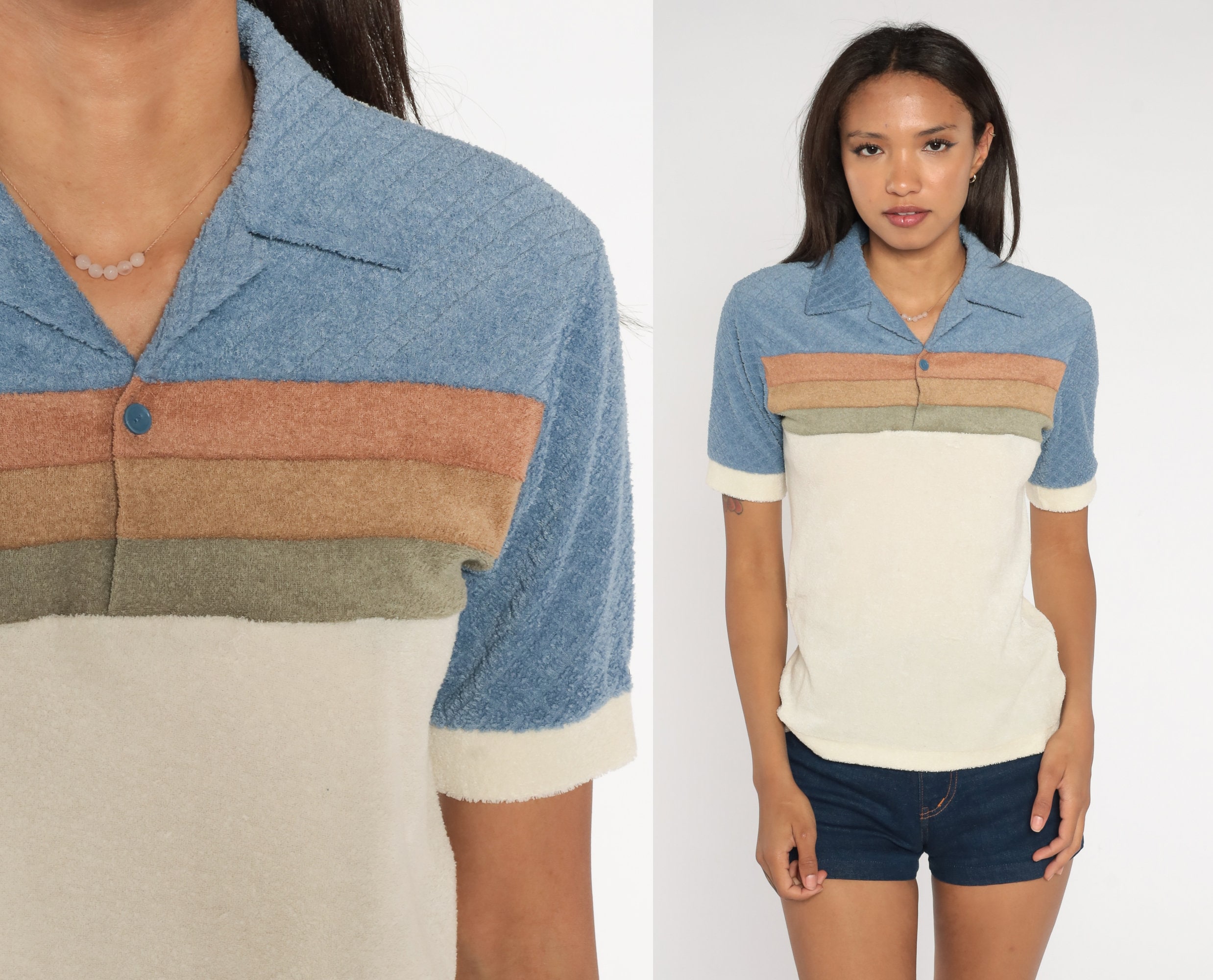 70s Terry Cloth - Etsy