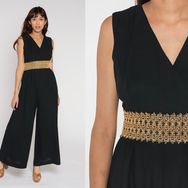 Vintage 70s Disco Jumpsuit S