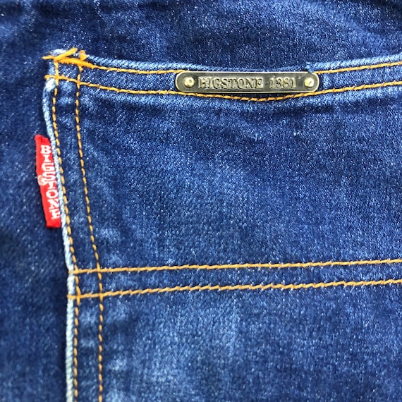 High Waisted Jeans Bootcut Jeans Big Stone Straight Leg 80s | Etsy