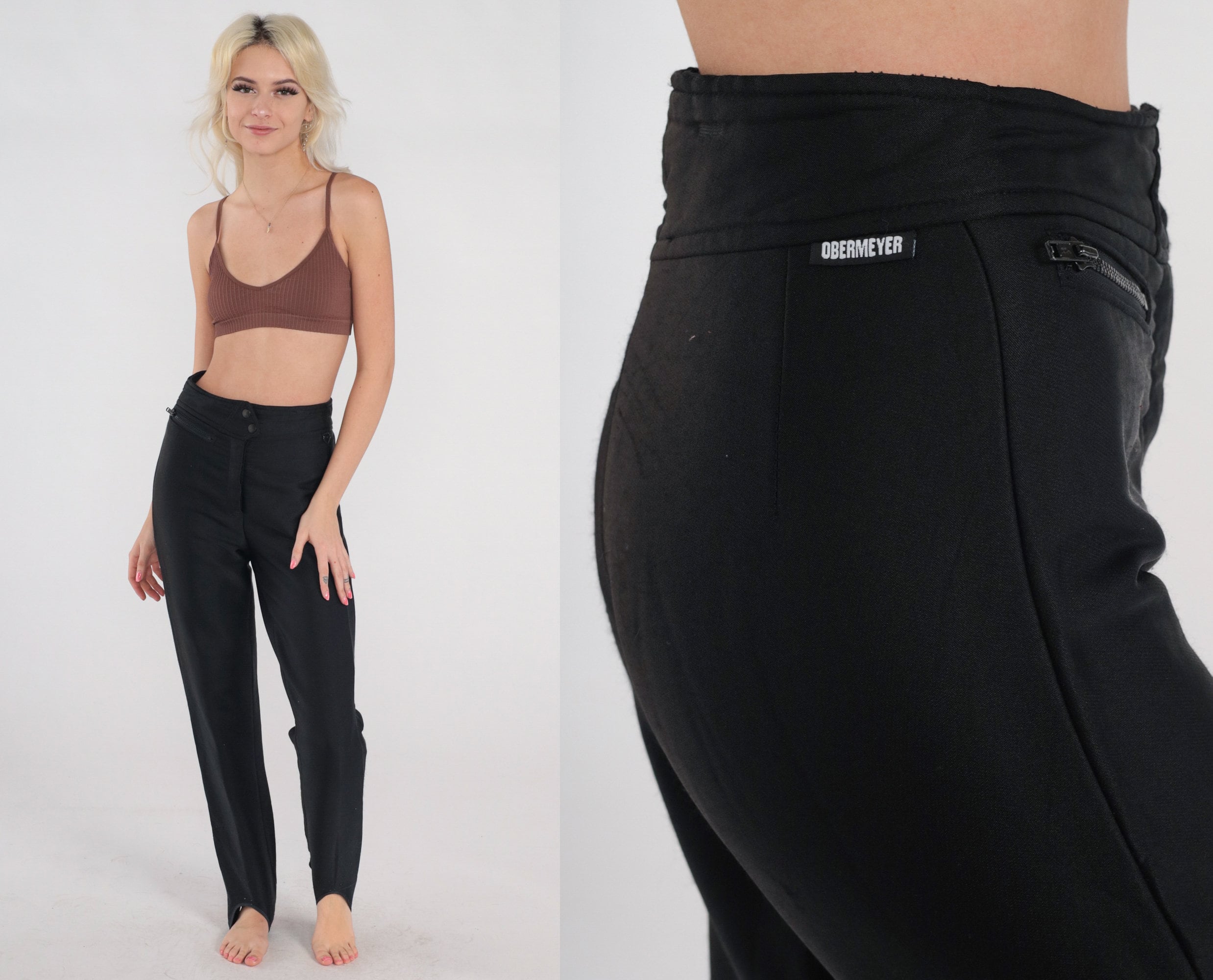 Black Lycra Trousers 