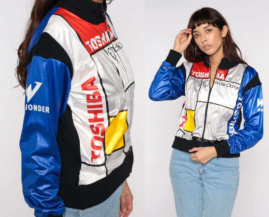 Maillot La Vie Claire Vintage Maillot De Cyclisme Toshiba-La Vie Claire Santini Taille L - Occasion, Vintage équipe Cycliste Christophe Saint
