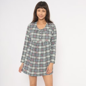 sachin and babi light blue dress Vintage Victoria's Secret 90s babydoll dress – Chelsea Thrift main image 1
