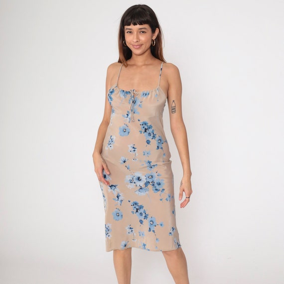 Charlotte russe blue floral dress online