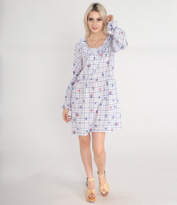 Everett Dress - Checker Floral