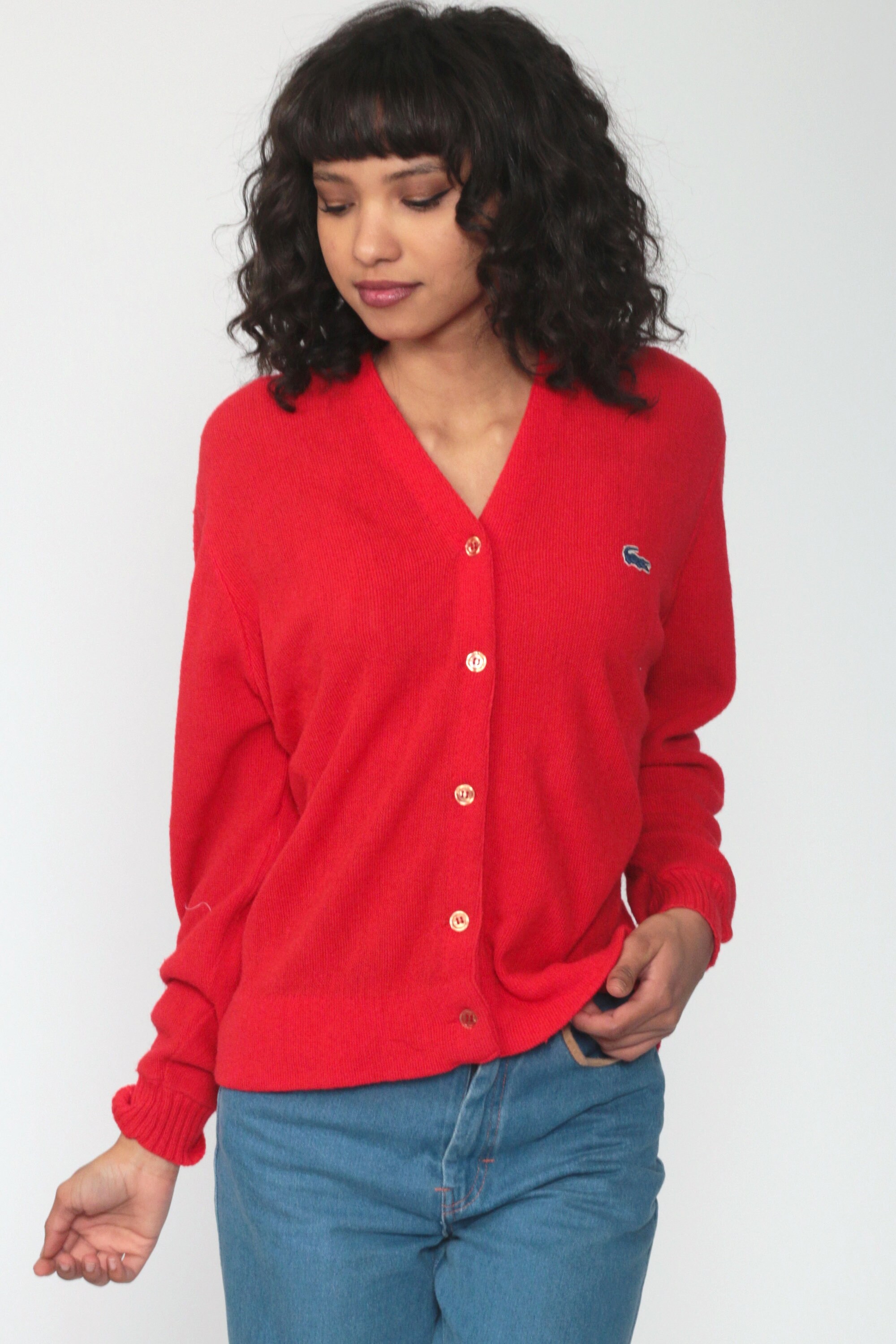 red button up sweater red button up sweater