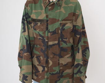 ジャケット・アウター 80s US.Army  Camo Parka (size L) 1980's Vintage US Army Camo Parka Cold Weather Jacket