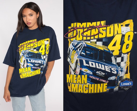 00s Jimmie Johnson Shirt Vintage 48 Monte Carlo Car Racing 