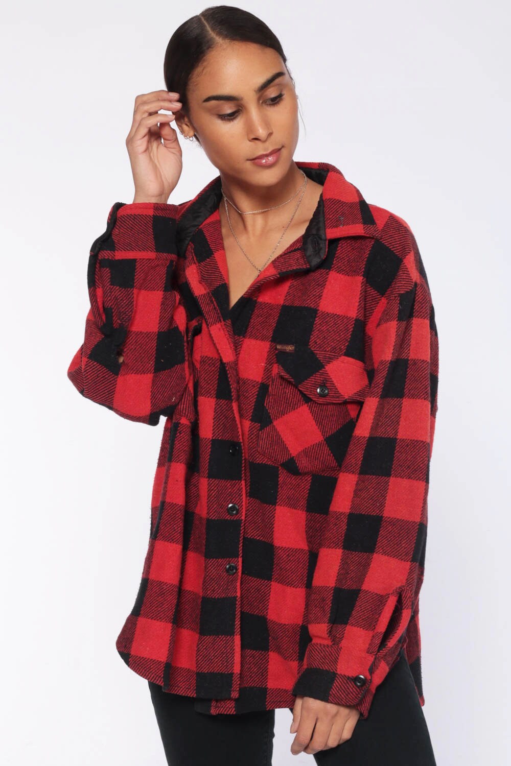 wrangler buffalo plaid shirt