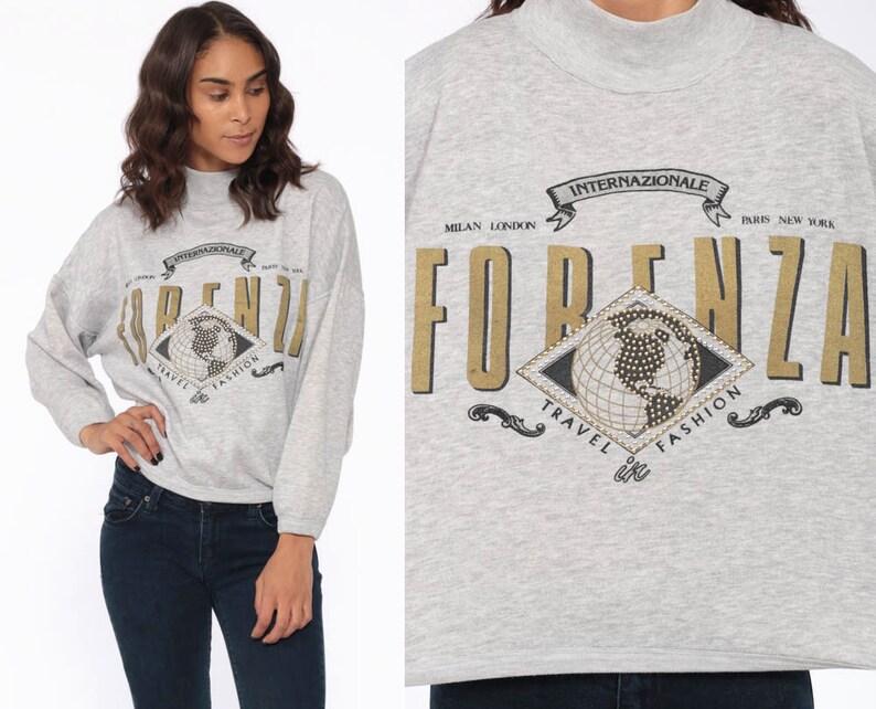 80s crop sweatshirt