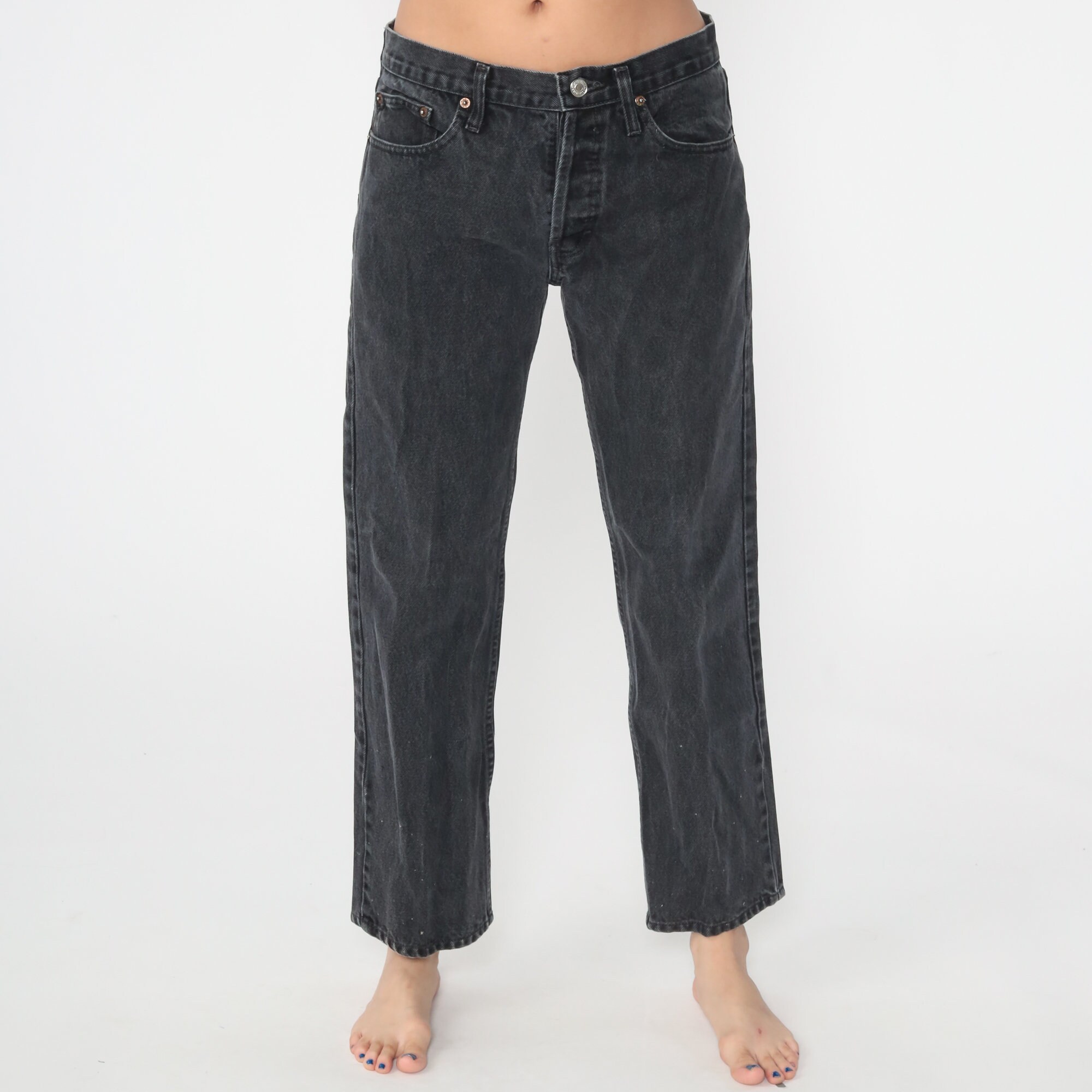 levis mom jeans black
