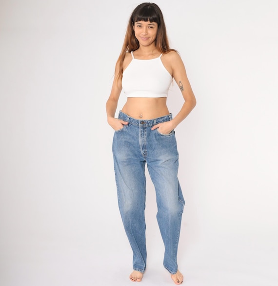 Vintage Levis 505 Jeans 80s 90s Straight Leg  Jeans Blue High Waist Jeans Levi Strauss Denim Pants High Rise 1980s Large 38 x 32
