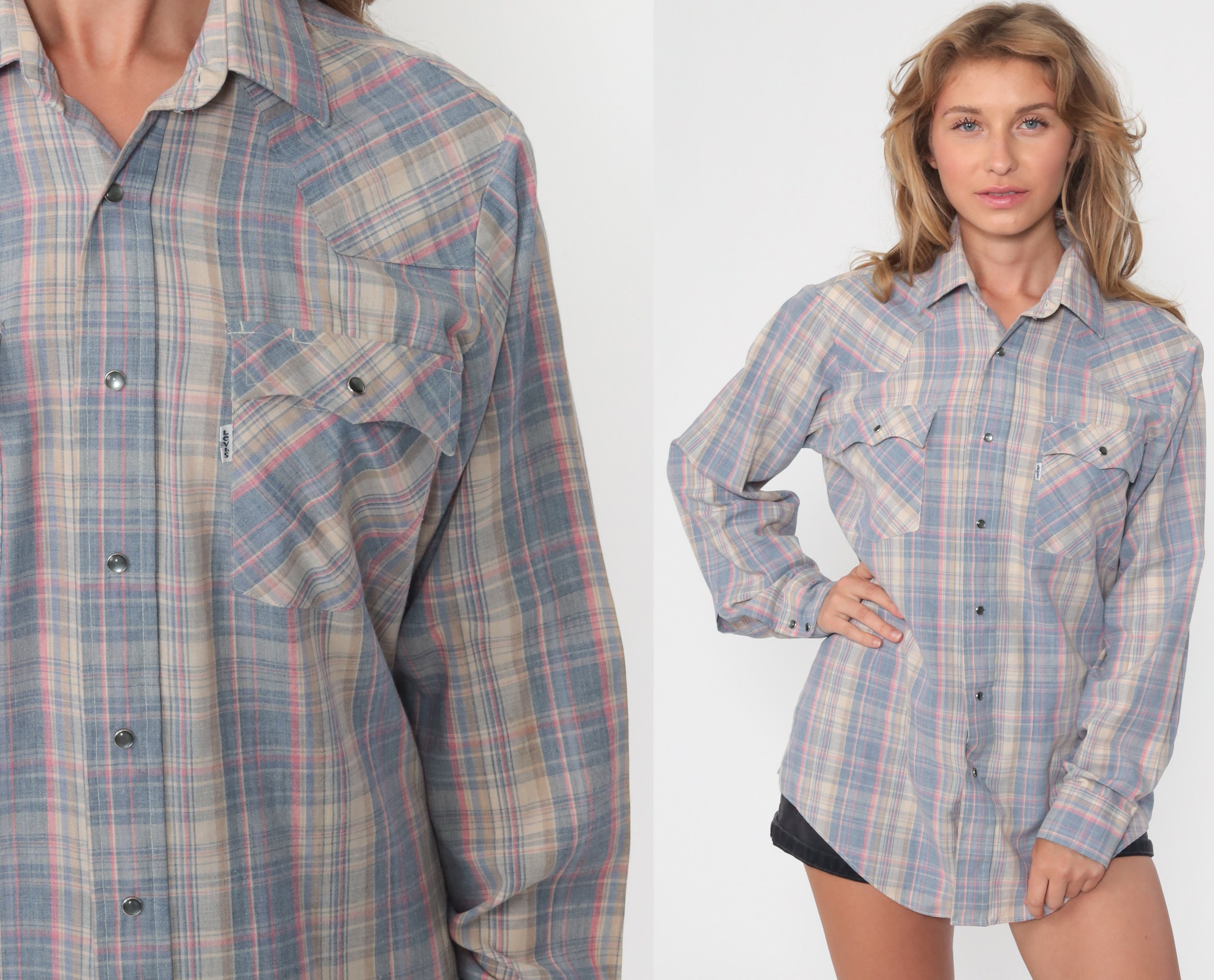 levi's plaid shirt