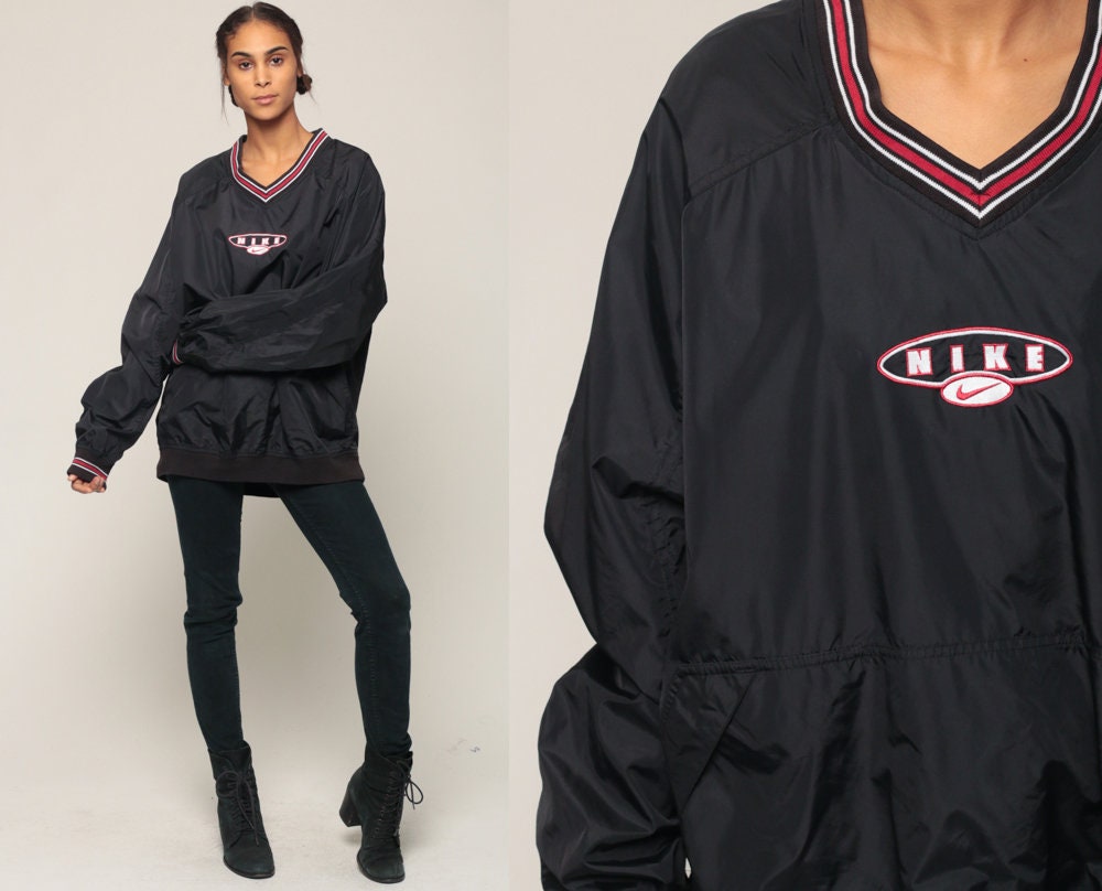 nike nylon pullover jacket