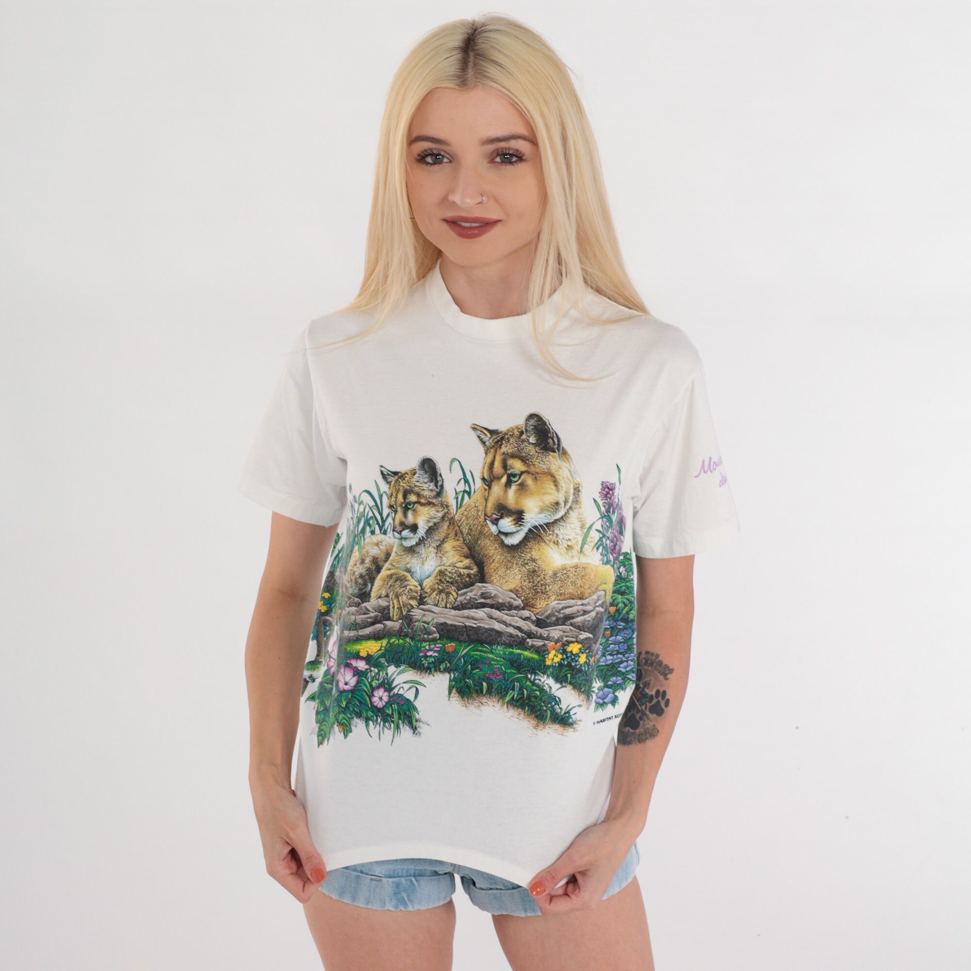 Mountain Lion Shirt 90s Monarch Crest T-Shirt Colorado Mountains ...