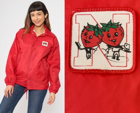 AND FAMILYS CO. ナイロンジャケット vintage red AND FAMILYS CO. ナイロンジャケット vintage red AND FAMILYS CO